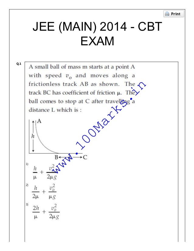 Iit Mains Paper 2015 Pdf